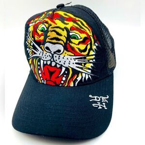 NWT Ed Hardy Tiger Embroidered Baseball Hat